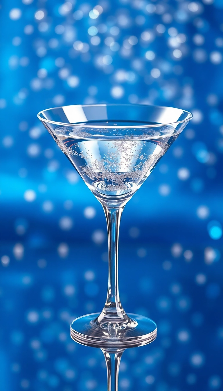 iPhone Exclusive AI Glamorous Cocktail Glass Masterful Wallpaper